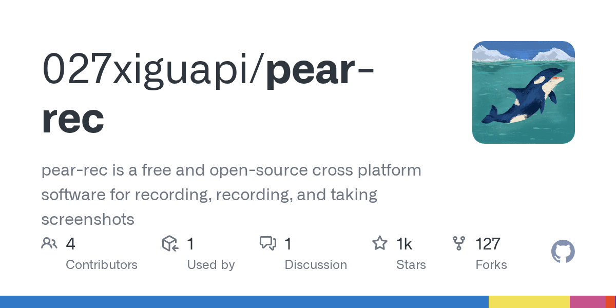 pear-rec: A Comprehensive Cross-Platform Tool for Recording and Screenshots