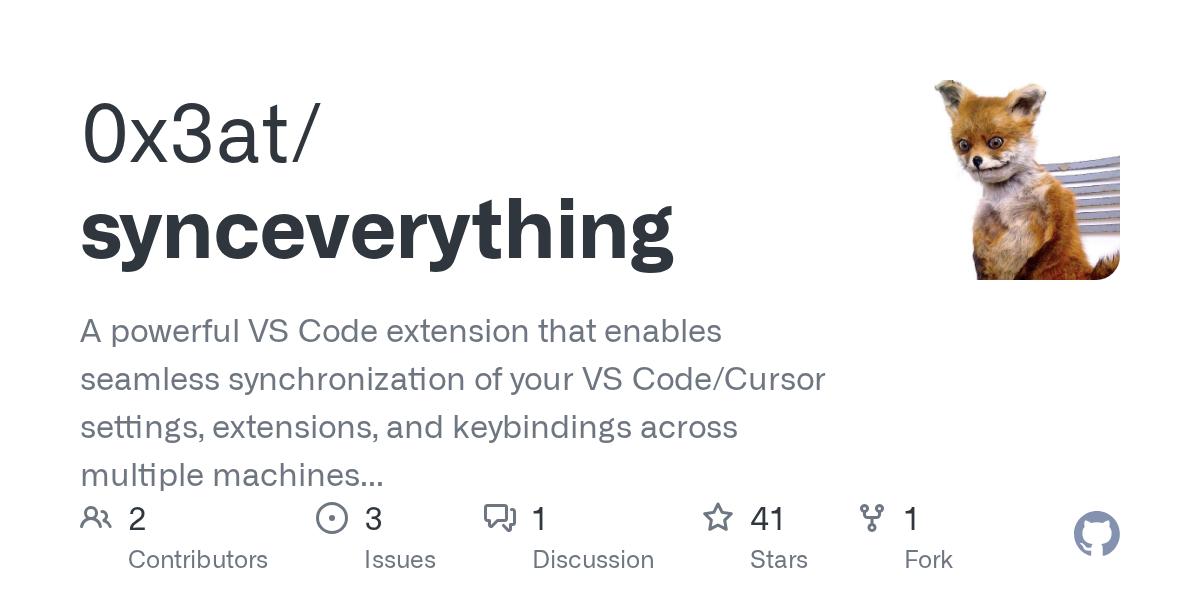 Sync Everything: Seamless VS Code/Cursor Settings Sync with GitHub Gists