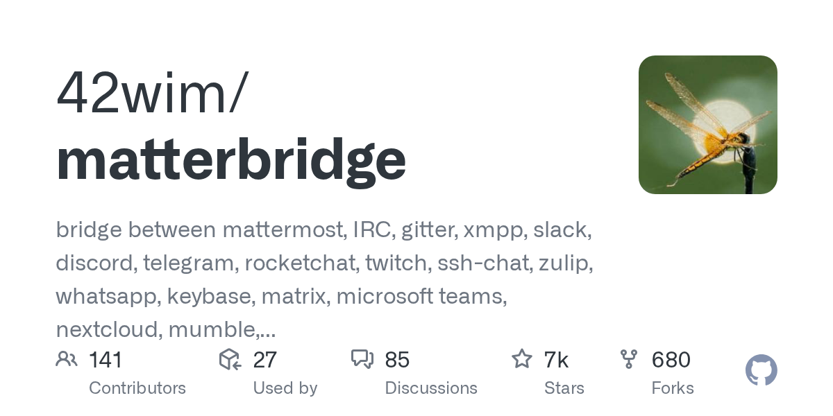 matterbridge: The Universal Chat Bridge for Seamless Communication