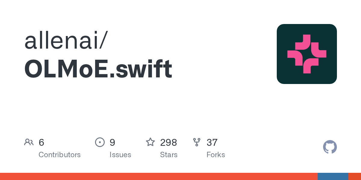 OLMoE.swift: Private, Offline AI Experience on iOS and macOS
