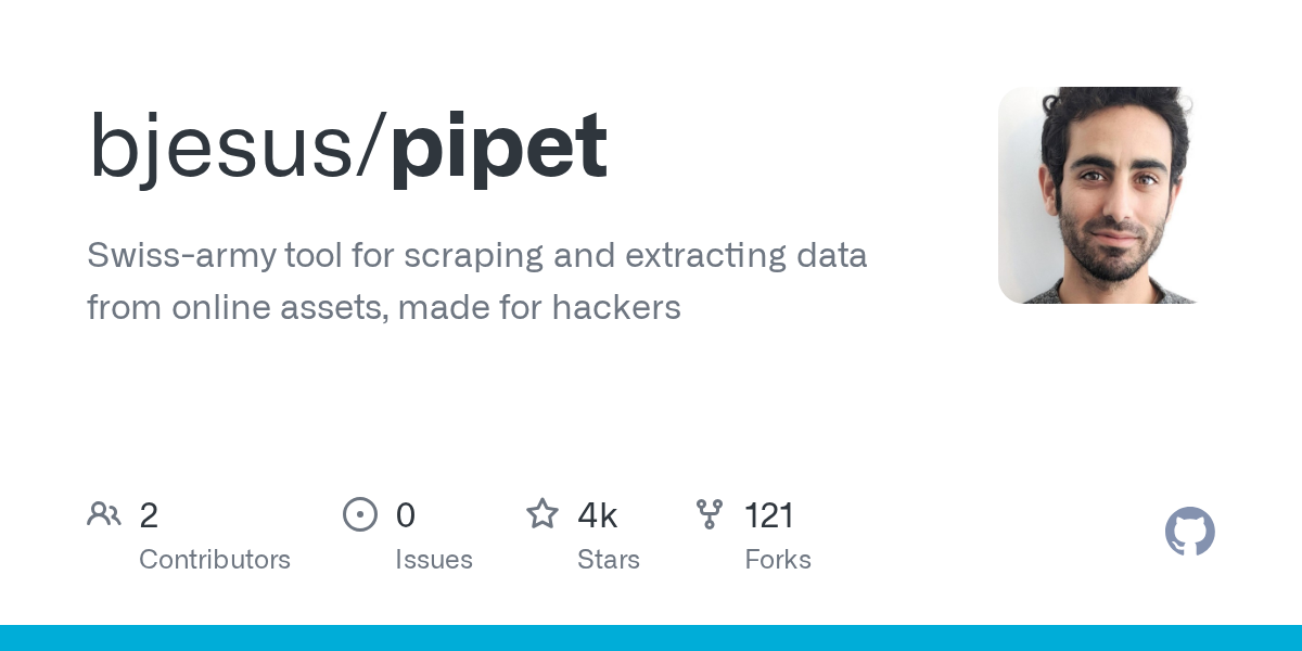 Pipet: A Swiss-Army Tool for Web Scraping and Data Extraction