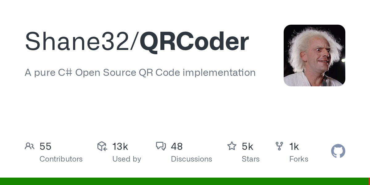 QRCoder: A Pure C# Open Source QR Code Implementation