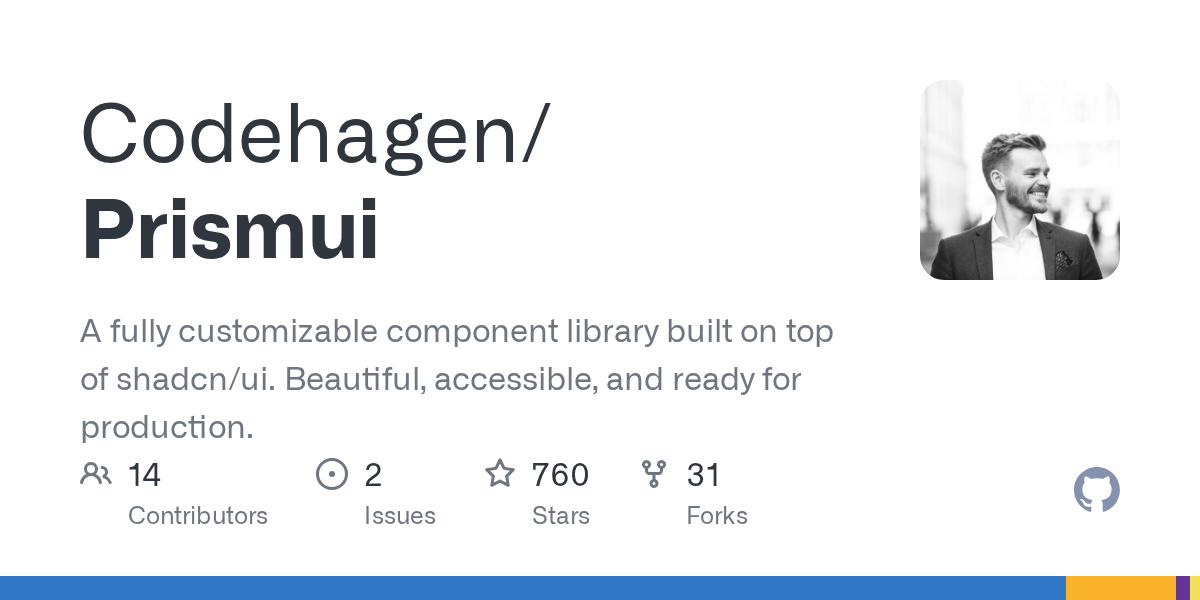 Prismui: A Customizable Component Library Built on shadcn/ui