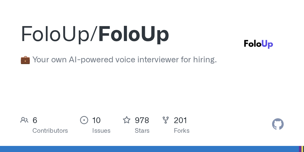 FoloUp: AI-Powered Voice Interviewer for Hiring