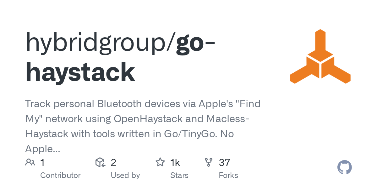 go-haystack: Track Devices with Apple's Find My Network, No Apple Hardware Needed