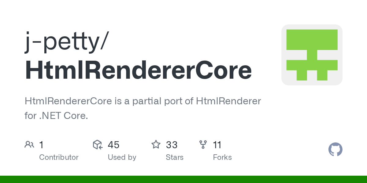 HtmlRendererCore: HTML to PDF Rendering for .NET Core