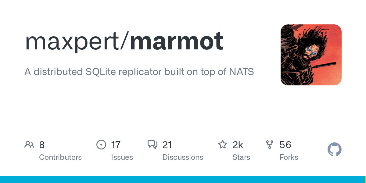 Marmot: Distributed SQLite Replication with NATS