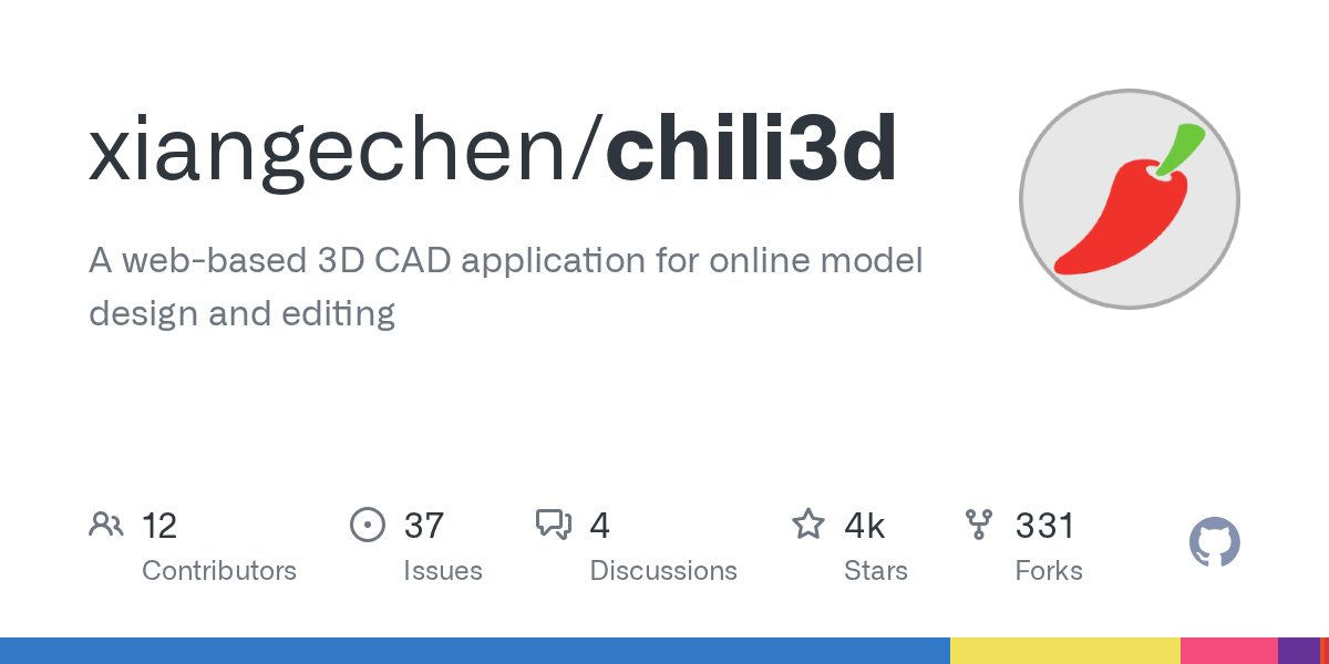 Chili3D: A Powerful Web-Based 3D CAD Application for Online Design