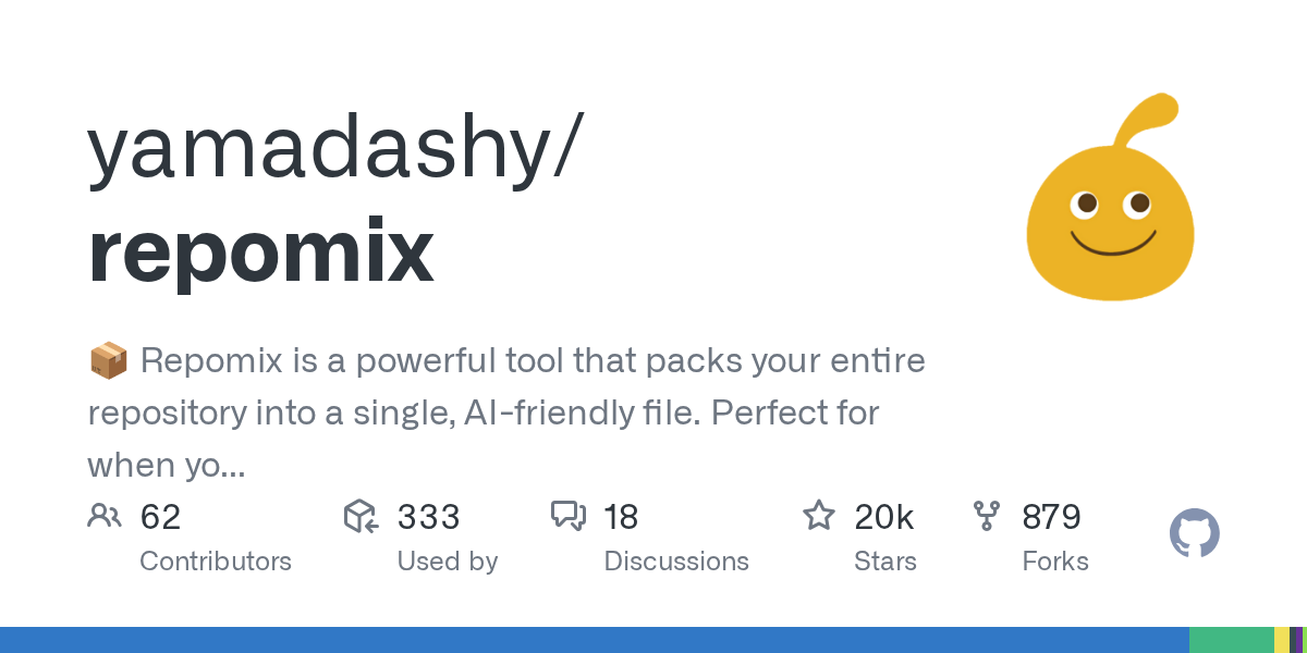 Repomix: Efficiently Prepare Your Codebase for Large Language Models