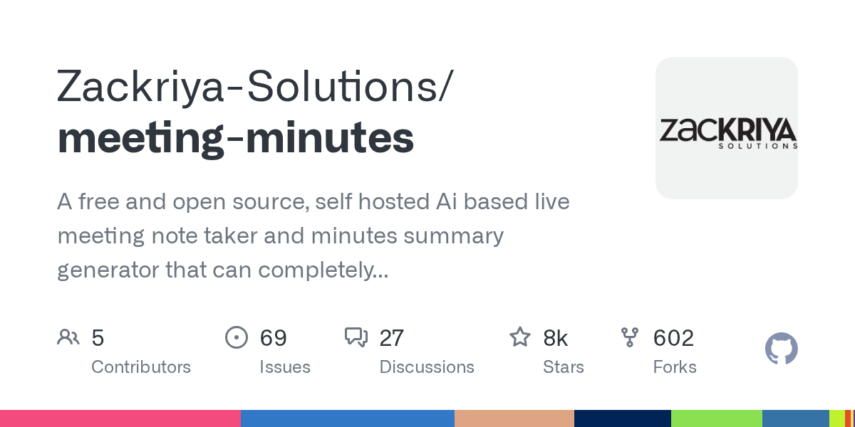 meeting-minutes: A Privacy-First AI Meeting Assistant for Local Devices
